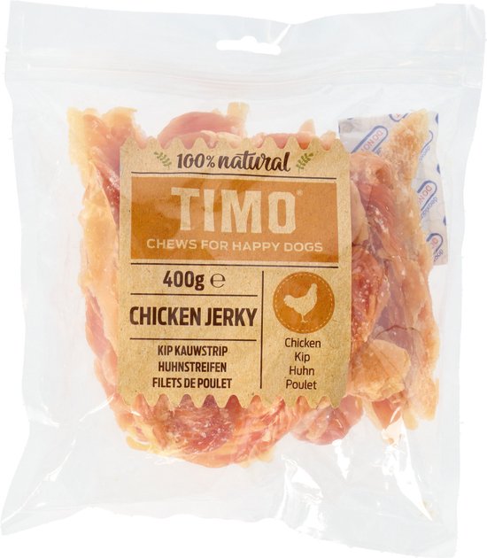Timo Kip Kauwstrip - Hondensnacks - Kip 400 g