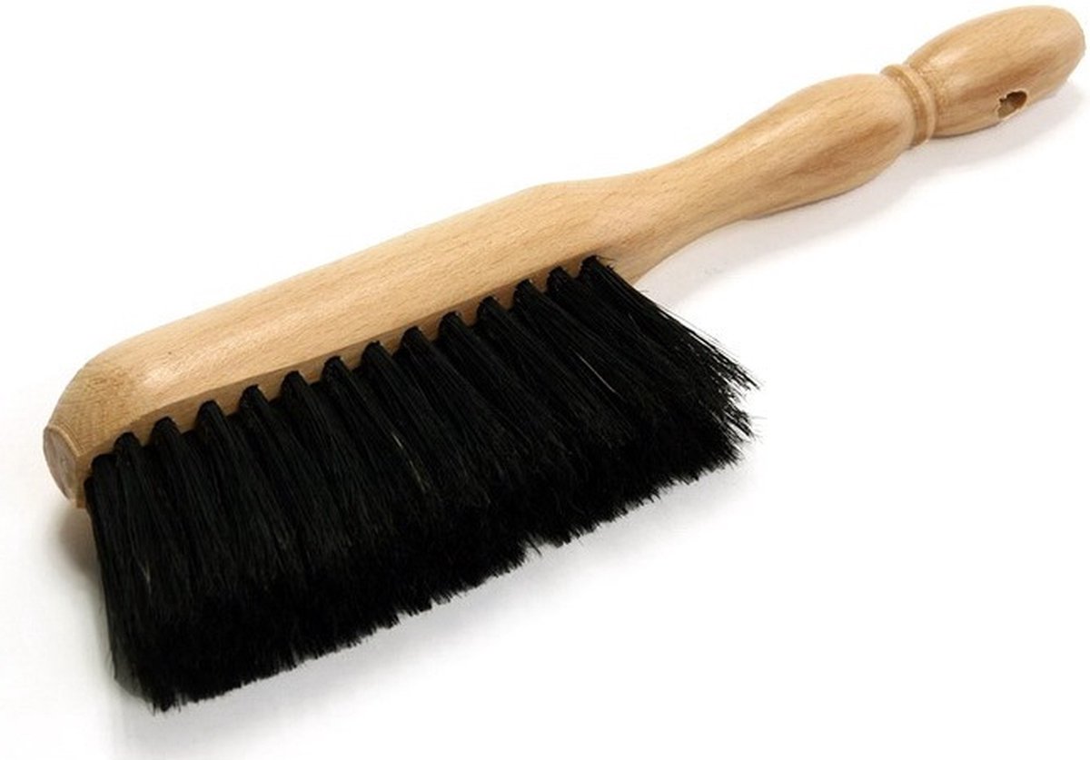 Goedkoopste Schilders stoffer - korte haren - 24 cm - hout - borstel - schildersstoffer - Klussen/schilder materiaal