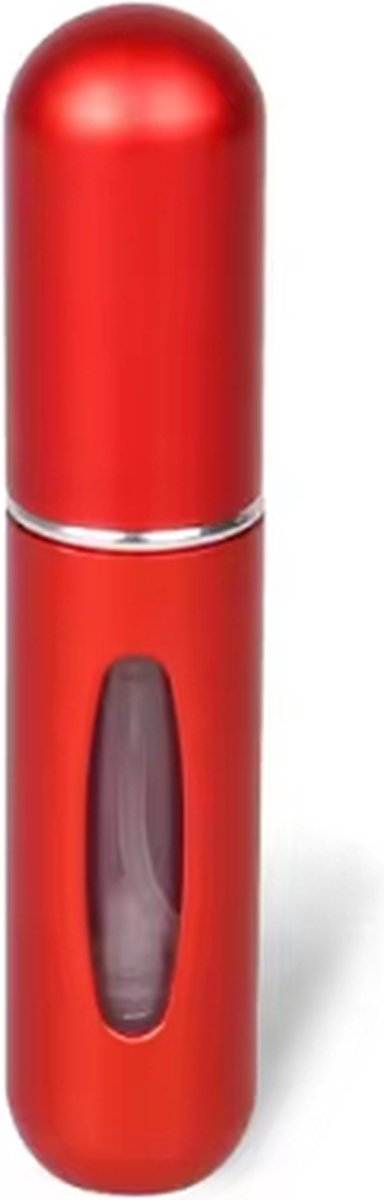 Goedkoopste Scoby - Mini Parfum Flesjes - Navulbare Parfum Flesje - Lipstick Formaat - Travel Atomizer - 2 stuks - Rood
