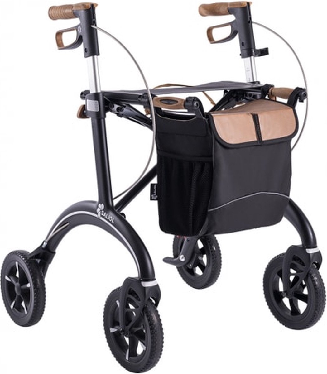Goedkoopste Saljol Carbon Rollator Matt Black