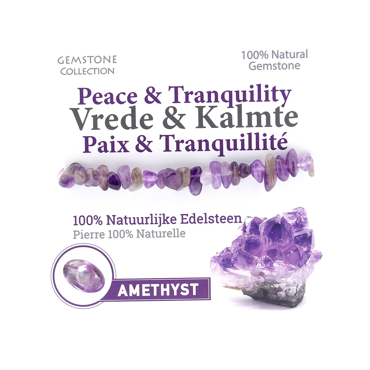Gemstone - Armband - Vrede en Kalmte