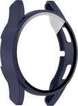 Watch case screenprotector - hoesje - gehard glas - geschikt voor Samsung Galaxy Watch 4 (40 mm) - donkerblauw