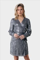 Colourful Rebel Xita Sequins Wrap Dress - M