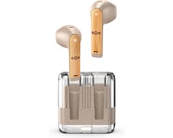 House of Marley Zion Draadloze Oordopjes – Oortjes Draadloos – Bluetooth - Met Oplaadcase – 16 uur Speeltijd – Duurzaam en Lichtgewicht Ontwerp – USB C – Cream