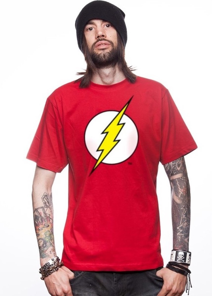 The Flash t-shirt - rood - voor heren - DC Comics verkleed shirt 50
