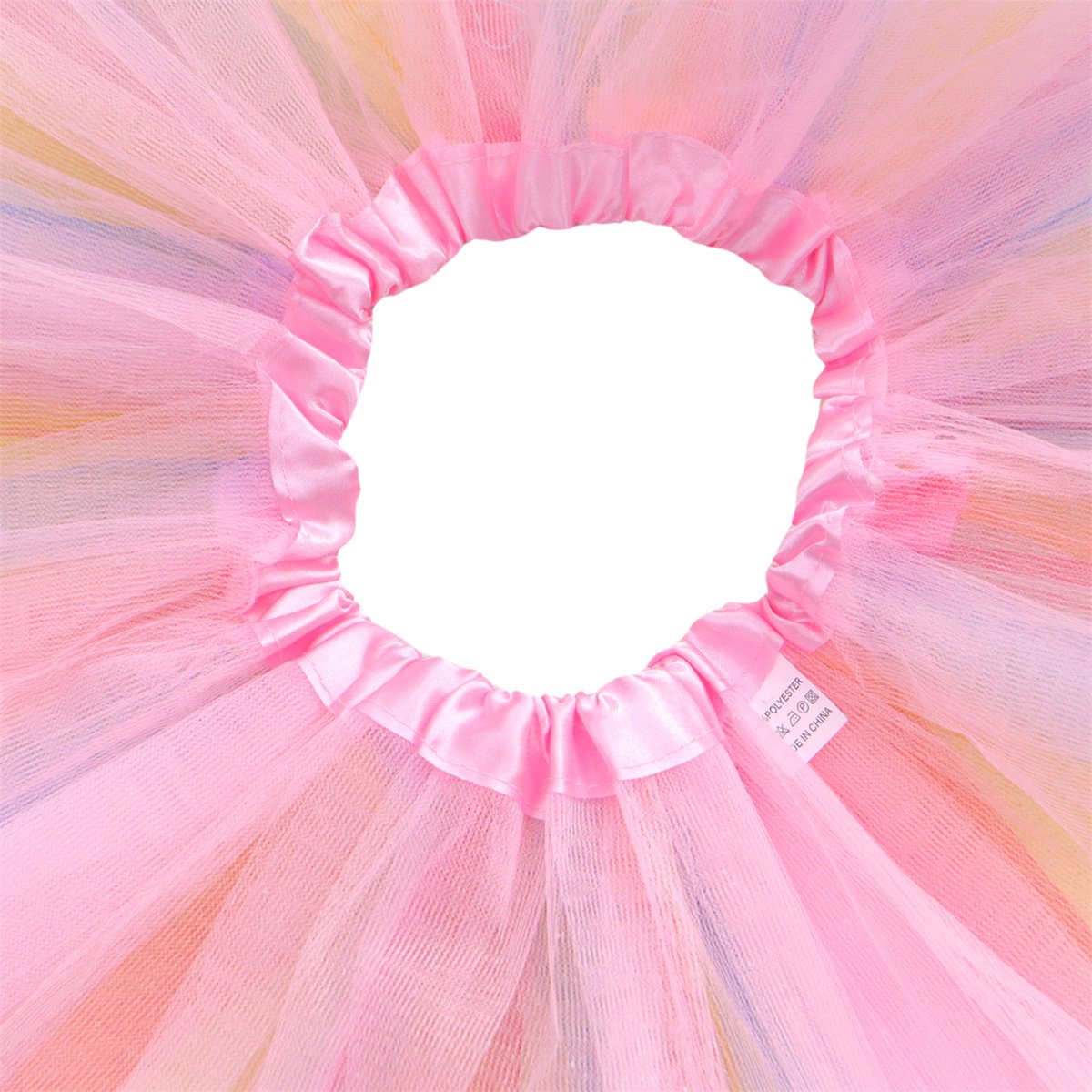 Joya Kids® Regenboog tutu met Vleugels en Staf | Tover fee Verkleedset voor Meisjes | Tutu verkleedkleding | Prinsessencape | Cape Set | Unicorn | Meisje Verkleedset | Carnvalskleding Halloween Meisjes | Met Staf, Vleugels en Tutu | Metallic Roze — afbeelding 5