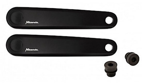 Miranda Crankset E-bike Delta Bosch 170 Mm Zwart van Mi — afbeelding 3