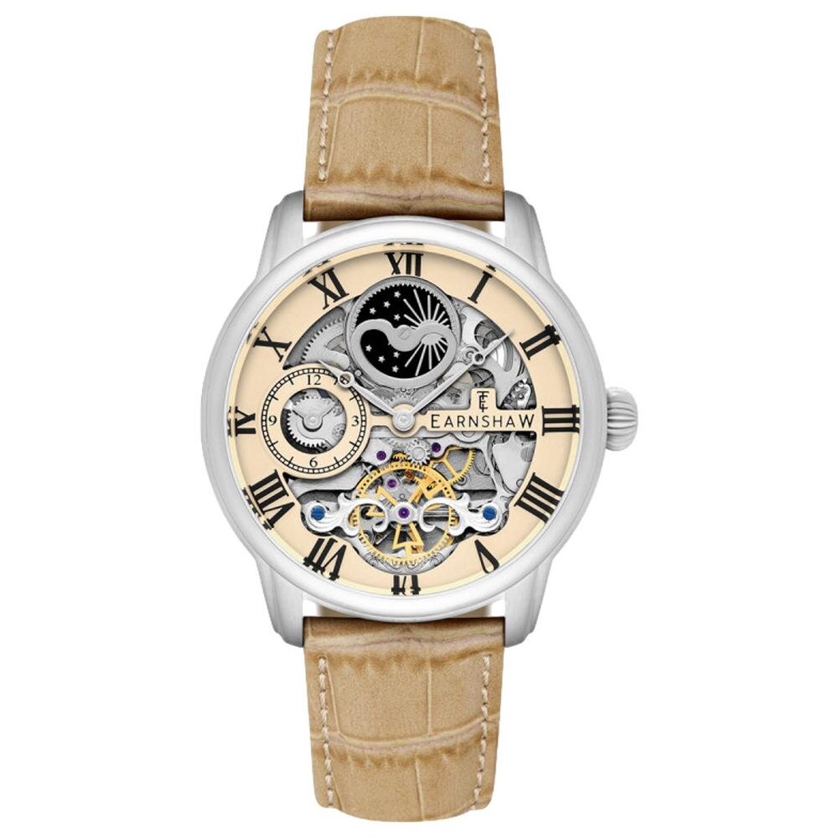 Earnshaw - ES-8006-0D - Polshorloge - Heren - Automatisch - Longitude