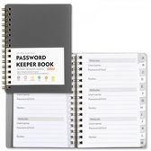 Wachtwoordenboekje - Wachtwoordenboekje met alfabet - Password Organizer - A6 - Wachtwoorden notitieboek - Password book - Voor internet, website, adres, contacten