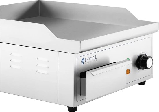 Elektrische grillplaat - 350 x 380 mm - Flat - 2,000 W - Royal Catering — afbeelding 2