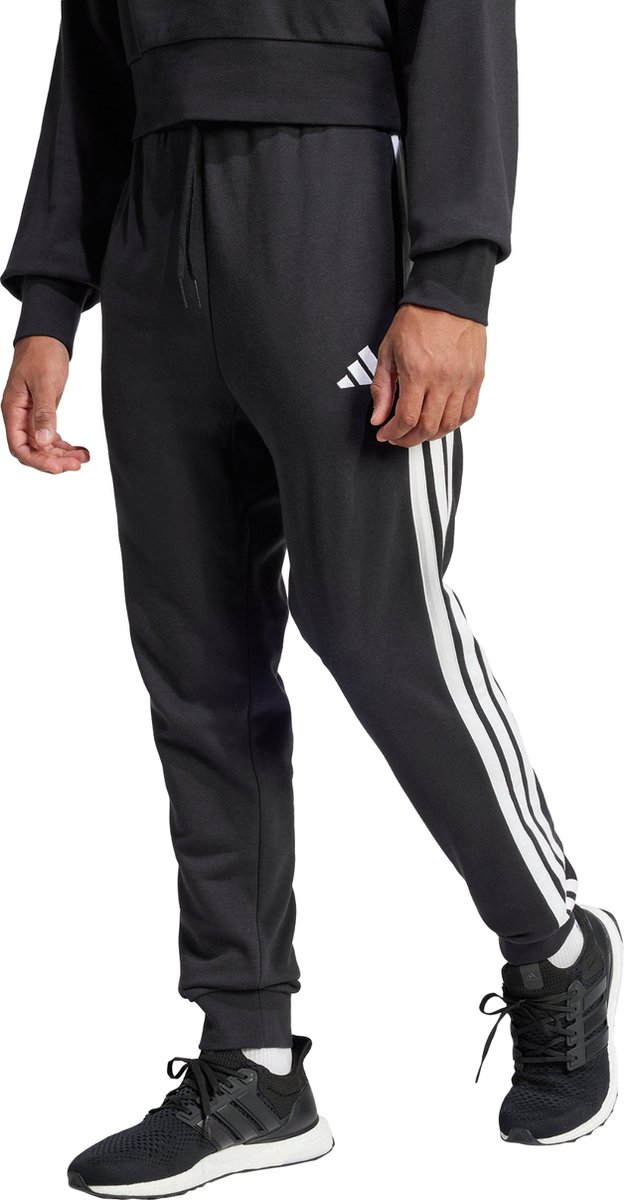 adidas Sportswear Essential 3-Stripes French Terry Broek Heren Zwart