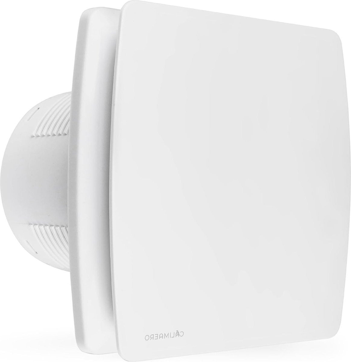 Badkamer Ventilator 100mm met oploop en tegenstroomklep - vochtigheidssensor - Energie-efficiënt - stil - Kunststof - 12 W - 95m³/h - 32db - Ipx4