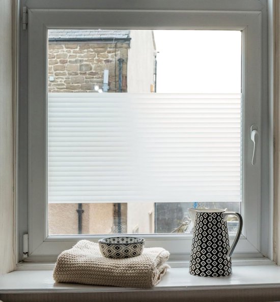 Snugfolk Ondoorzichtige Raamfolie Privacy - 44,5 X 120 Cm - Eenvoudige Zelfklevende Folie Voor Thuis En Kantoor