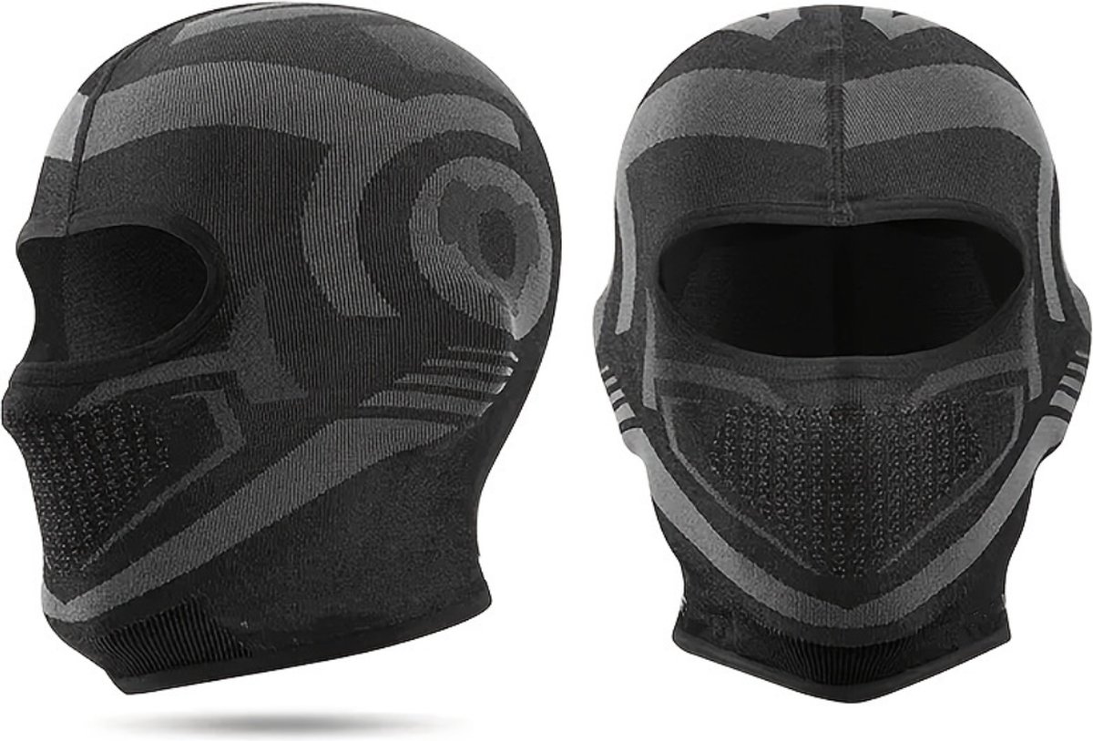 Bovista Ski Mask Bivakmuts Balaclava Ski Masker Face Mask Full Face Mask Winter Masker Zwart