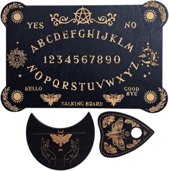 Foto: Ouija bord talking board voor seances spiritueel bord voor geesten oproepen ghost spirit board 18 mysticvibes mv172 