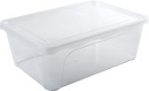 Stockage / Conteneur alimentaire haut / profond 2 litres plastique transparent / plastique - 22 x 15 x 8 cm - Vienne - Conteneur alimentaire - Mealprep - Repas en magasin