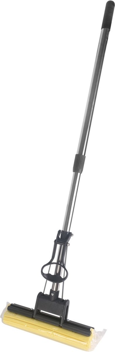 Goedkoopste Vloermop / vloerdweil met PVA spons en uitschuifbare steel 119 cm - Vloeren dweilen en moppen