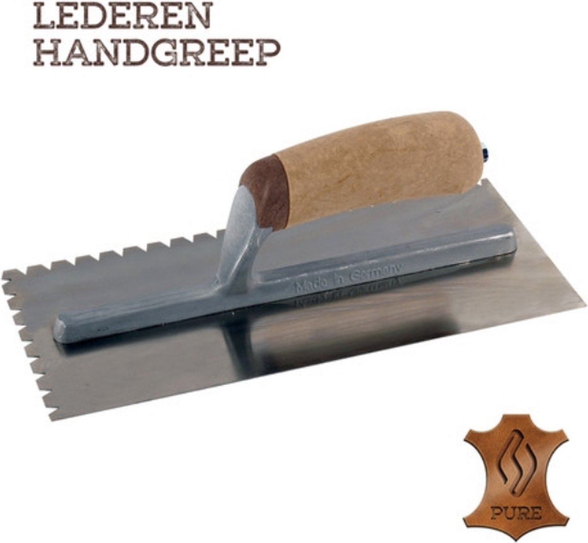 Super Prof Lijmspaan PURE driehoeksvertanding 9x5x7 mm RVS