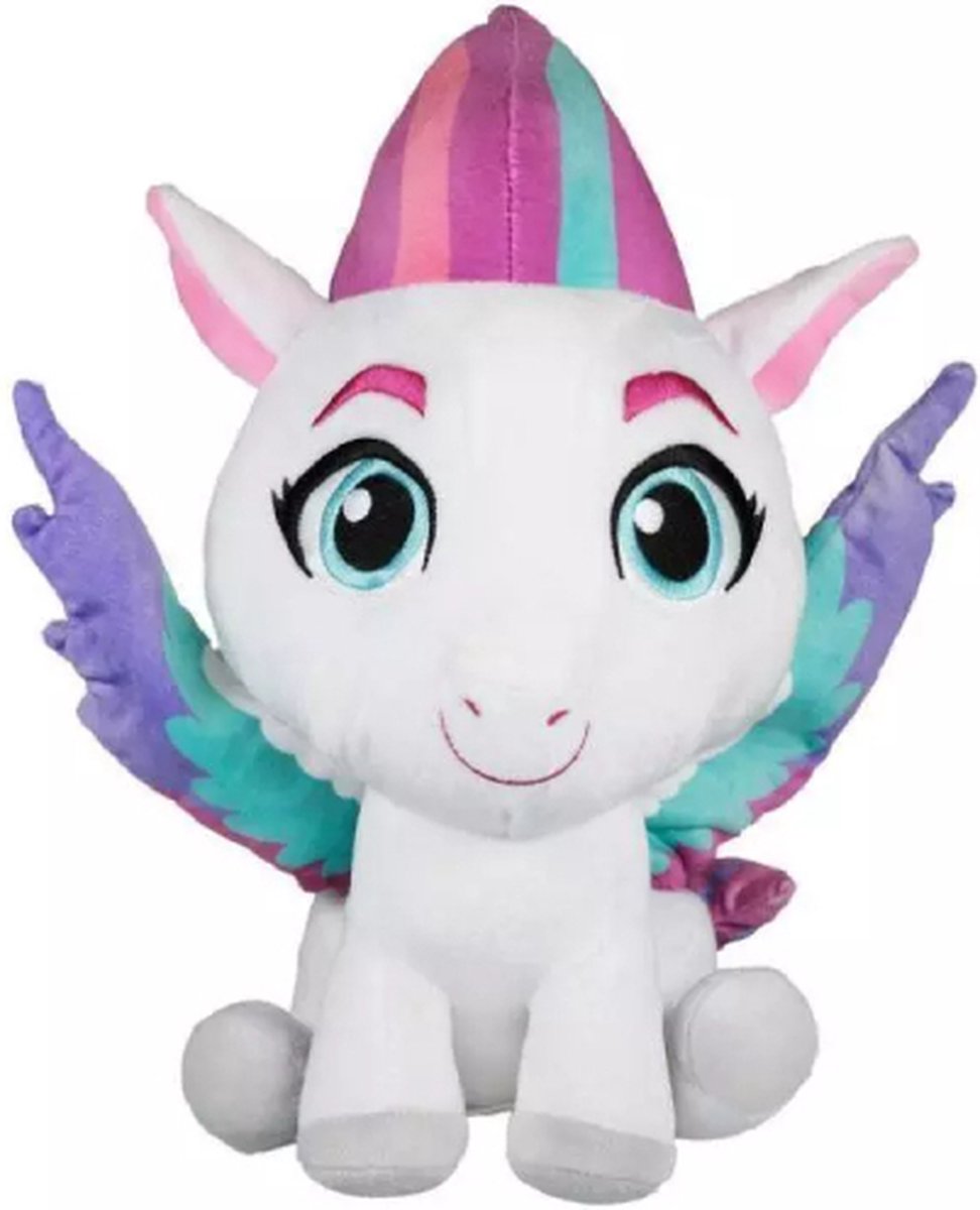 My Little Pony Zipp Storm – Angels Pluche Knuffel 30 cm {Speelgoed Knuffeldier voor kinderen jongens meisjes : Een nieuwe generatie Bekend van Netflix Pipp Petals Zipp Storm Sunny Starscout Izzy Moonbow Hitch Trailblazer}