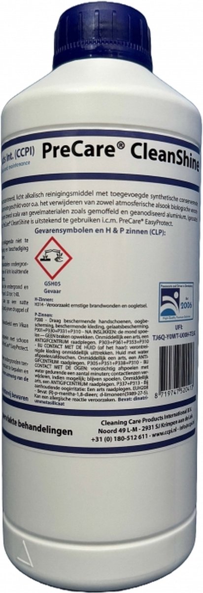 Goedkoopste CCPI - PreCare® CleanShine - Reinigingsproduct met Glansherstellende Eigenschappen - 1L