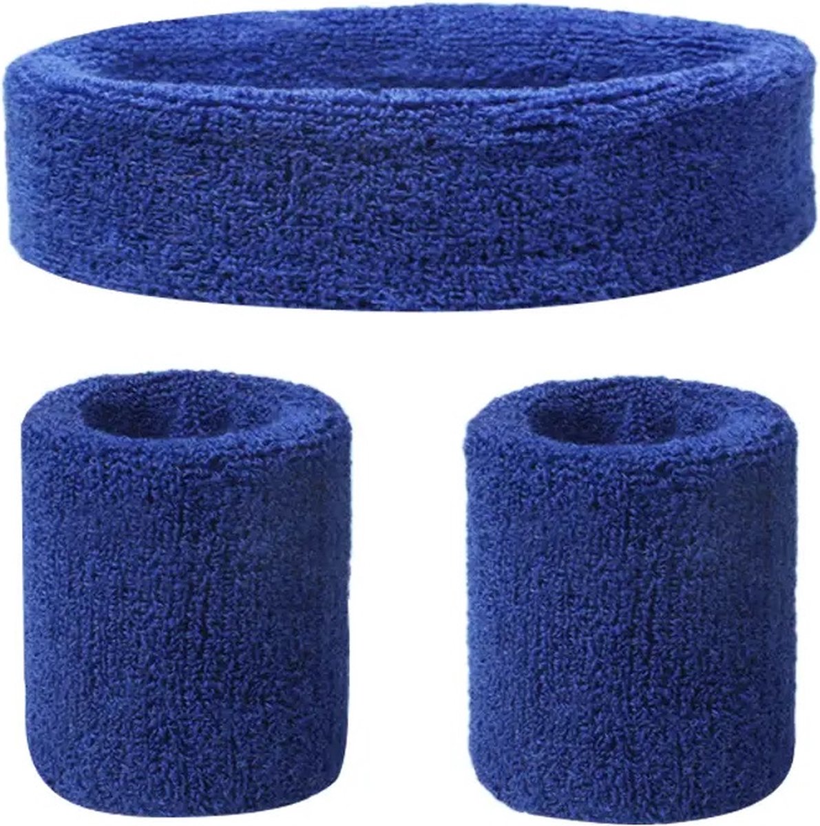 Set 9 Pièces Bandeaux & Serre-Poignets Fluos - Couleurs Néon - Anti-transpiration - Pour Sport, Fitness, Fêtes Années 80 - 9