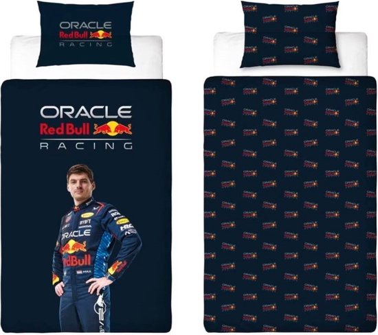 Oracle Red Bull Racing - Max Verstappen - Dekbedovertrek - 1 persoons - Dekbed