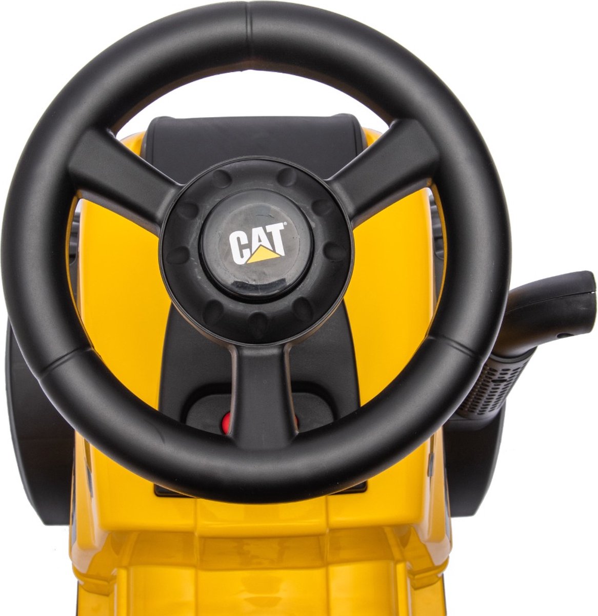 Eco Toys - CAT Tractor Loopauto - Geel/Zwart - Met Aanhanger, Schep & Hark - Claxon & Verlichting - Vanaf 12 Maanden - Max. 25 kg — afbeelding 7