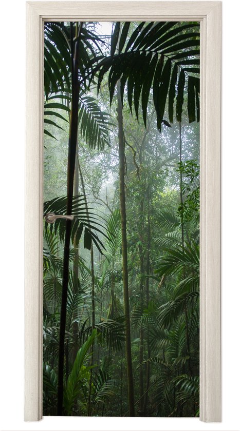 Deurstickers Tuin Deur Sticker Landschap Behang 3D