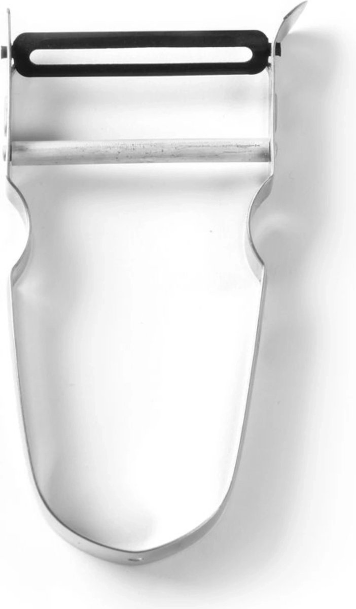 HENDI Dwarsmodel dunschiller – vlijmscherp roestvast staal – breed handvat – 110 mm