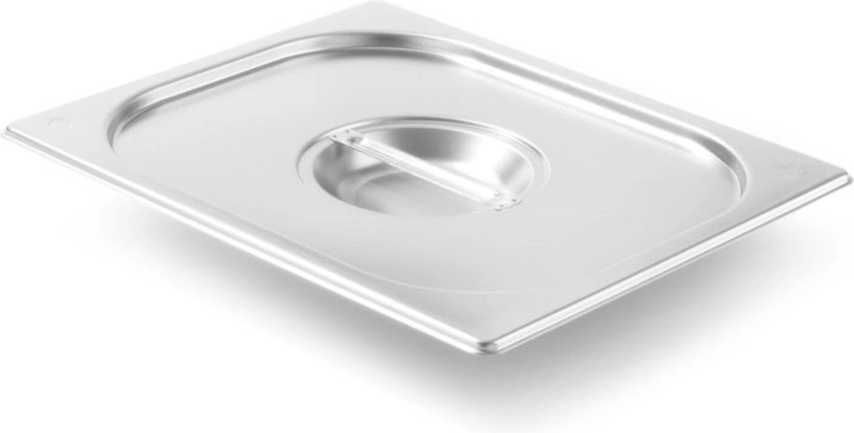 HENDI Deksel voor GN-bakken – geprofileerde hoeken – roestvast staal – 265x325 mm