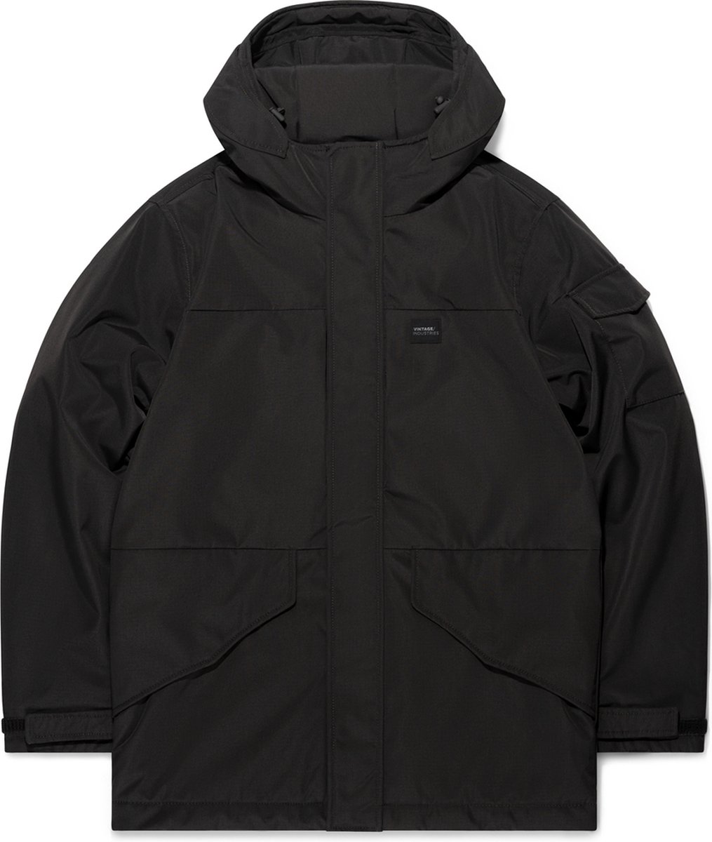 Vintage Industries Oliver Heren Winterjas – XL Zwart