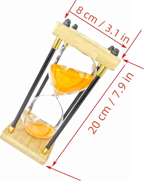 PRETYZOOM 10 Minuten Zandloper Multifunctionele Decoratie Delicate