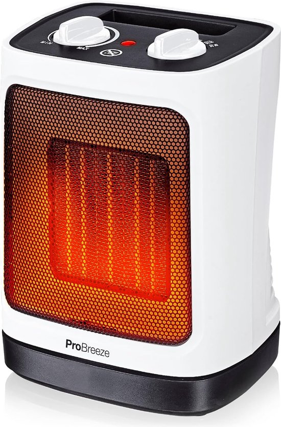Pro Breeze Kachel - Automatische Draaiing, 3 Standen, Keramische Elektrische Verwarming - Ventilatorkachel - Wit