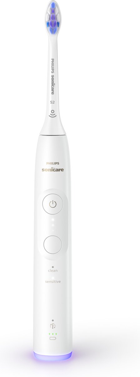 Afbeelding 2 van Philips Sonicare 6100 Series - Elektrische tandenborstel - Wit - Gevoelige tanden - HX7400/01