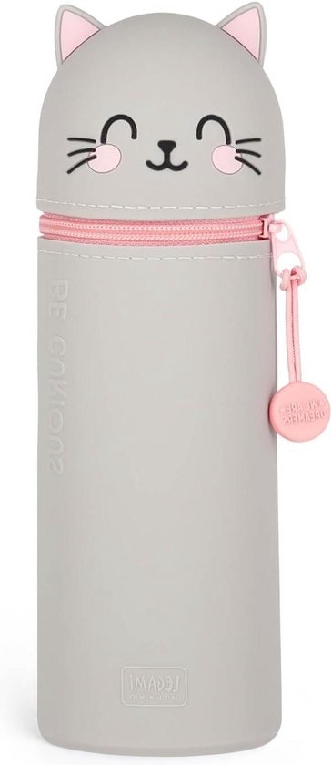 Trousse En Silicone Kawaii Abeille 2 En 1 - Porte-stylos Et Pot De Bureau, Souple Et Mignonne Pour Enfants