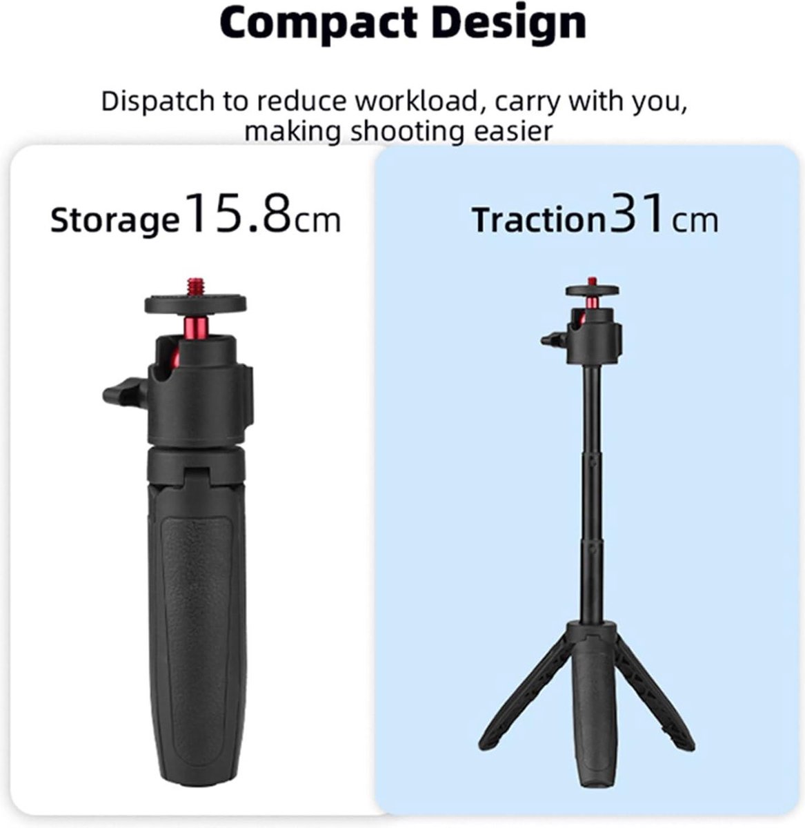 Mini-statief voor Osmo POCKET 3, één X3-camera, Draagbare Mini-statief voor Osmo POCKET 3, één X3-camera, Draagbare