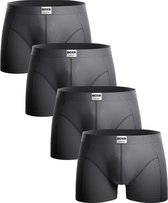 BOXR Underwear Bamboe Boxershort Heren Onderbroeken Heren 4 Pack S Bamboe. bol