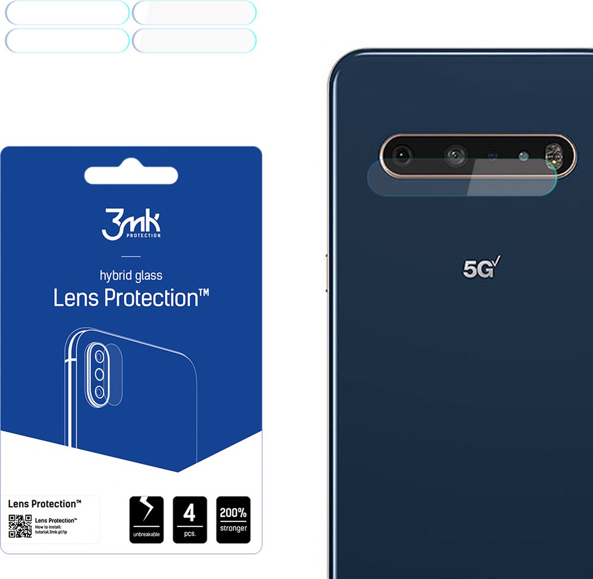 LG V60 ThinQ 5G - 3mk Lens Protection