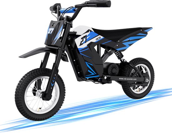 RCB Elektrische kindermotor - Kindermotor - Accuvoertuigen - 3 tot 12 jaar - Stevig kindermotor - Blauw