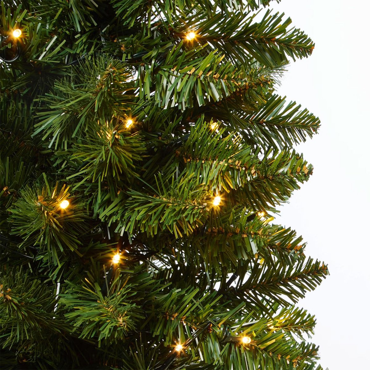Everlands Pencil pine grote verlichte kunstkerstboom groen 210cm, 280 lampjes – foto 2