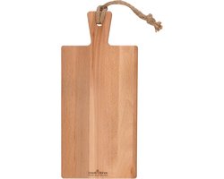 Bowls and Dishes | Puur Hout | Duurzaam | Beuken Borrelplank | Tapasplank | Serveerplank 39 x 20 x 2 cm