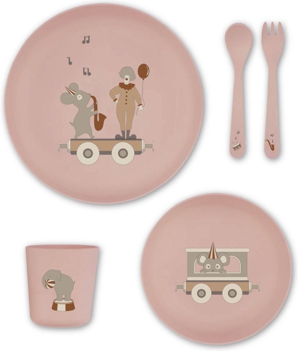 Marius bioplastic (PLA) dinerset 5-pack