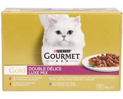 4x GOURMET Gold luxe mix 12x 85g