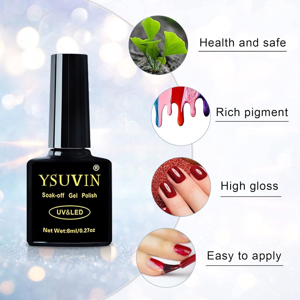 Goedkoopste YSUVIN GEL PLOLISH 10PCS