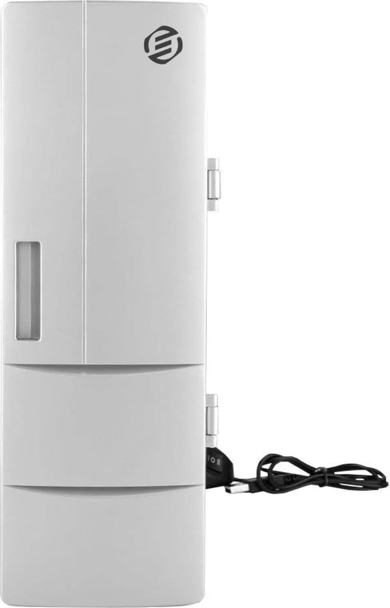 Equivera Mini Fridge - Fridge - Mini Fridge for Drinks - Mini Fridge Eten En Drinken - Mini Koelkast - Mini Koelkasten - Minikoelkast - Koelkastje -