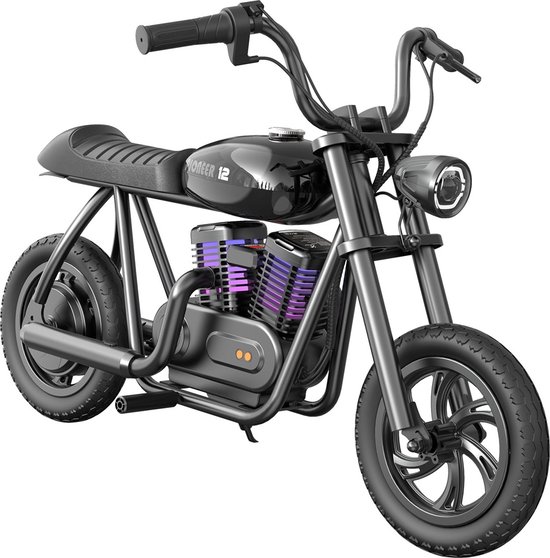 HYPER GOGO Pioneer 12 Plus motocykl dziecięcy czarny