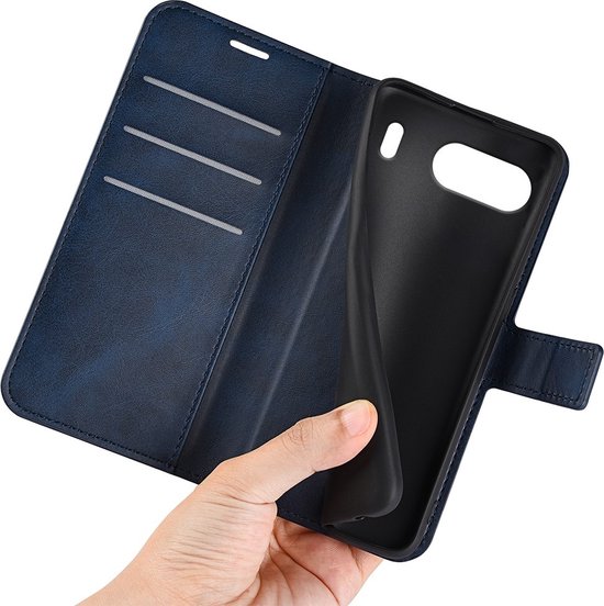 Coverup Hoesje - Geschikt voor OnePlus Nord 4 Hoesje - Coverup Deluxe Book Case - Blauw