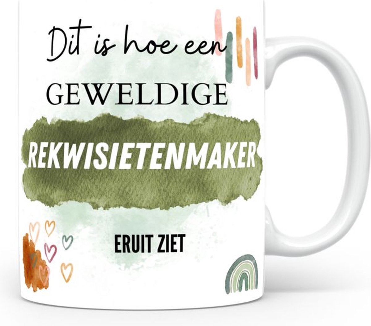 Mok bedrukken met beroep Rekwisietenmaker