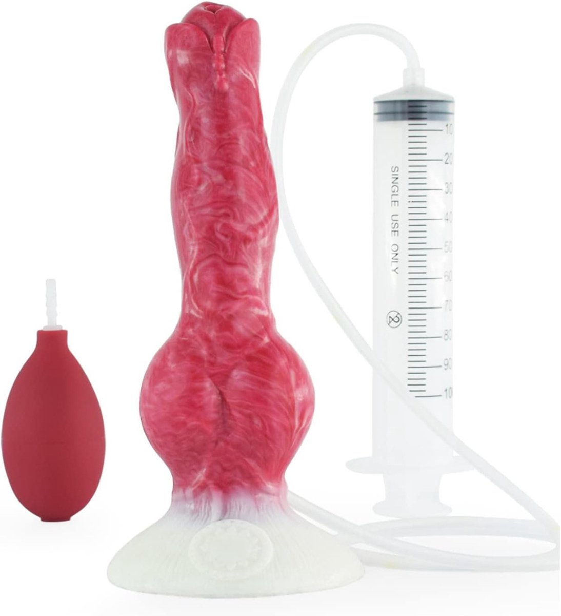 Goedkoopste Fantasy dildo - Dragon Dildo - Animal Dildo - Dildo XXXXL Extreme - Grote Dildo's XXL - Dildo Anaal Groot - Big Dildo - met Spuitfunctie – Sterke Zuiglap - Waterdicht