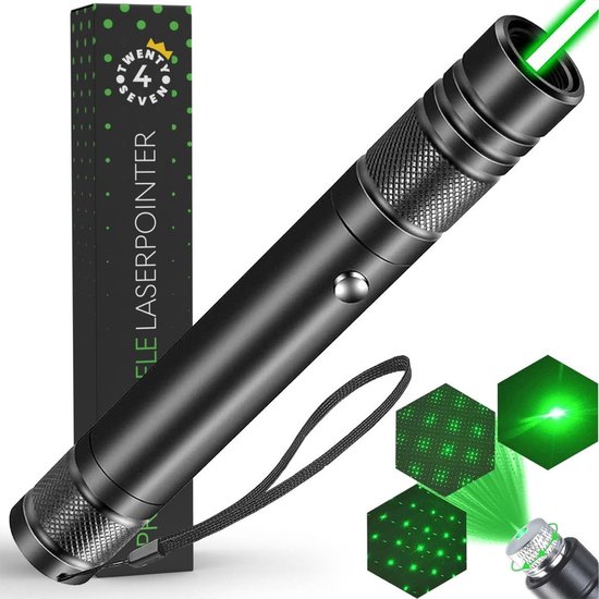 Twenty4seven® Professionele Laserpen Pro - klasse II - USB Laserlampje - Laserpointer Kat - Speelgoed Laser